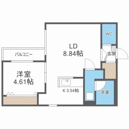 HARMONIAの物件間取画像